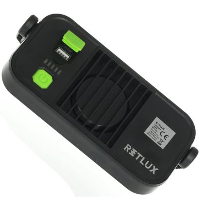 LED-Arbeitsleuchte mit Powerbank-Funktion, 4400 mAh, IP44, gelb/schwarz