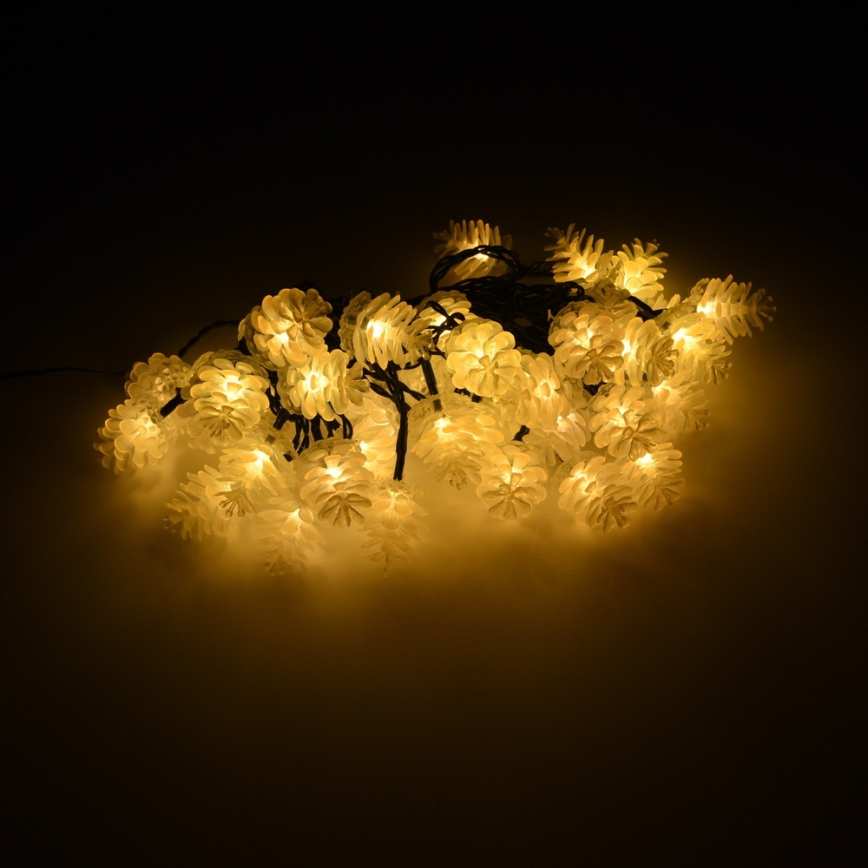 LED Außen-Weihnachtslichterkette 40xLED/15m IP44 warmweiß