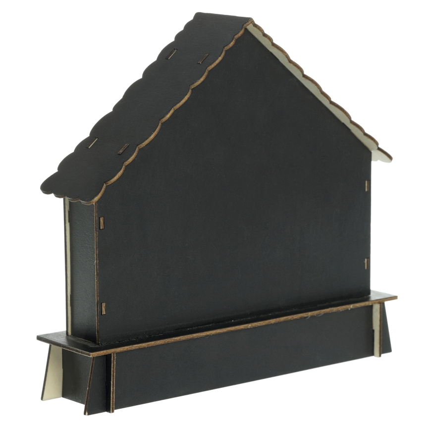 LED-Dekoration HALLOWEEN LED/2xAA/mehrfarbig gruseliges Haus