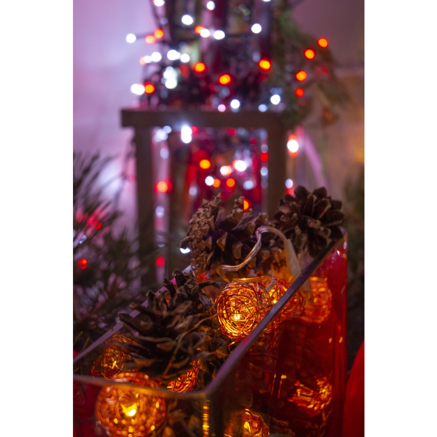 LED-Dekorationskette 10xLED/2xAA warmweiß