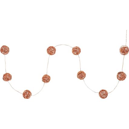 LED-Dekorationskette 10xLED/2xAA warmweiß