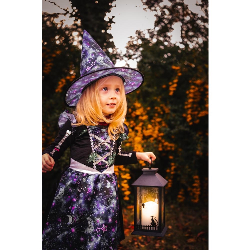 LED-Dekoration HALLOWEEN LED/3xAAA/warmweiβ Laterne