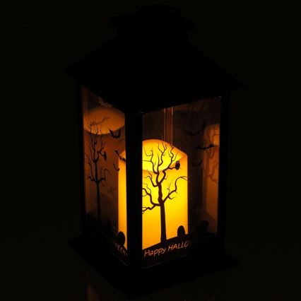 LED-Dekoration HALLOWEEN LED/3xAAA/warmweiβ Laterne