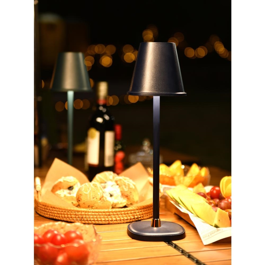 LED Dimmbares wiederaufladbares Tischlicht LED/3W/1800 mAh Dunkelblau