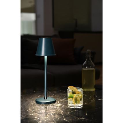 LED Dimmbares wiederaufladbares Tischlicht LED/3W/1800 mAh Dunkelblau