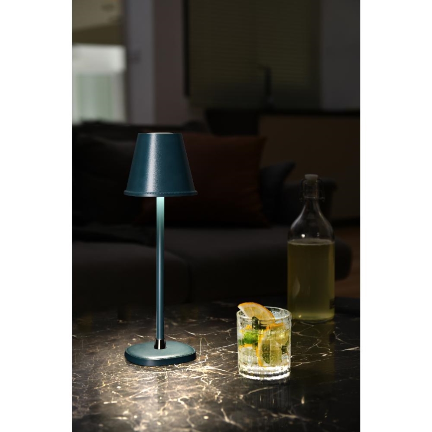 LED Dimmbares wiederaufladbares Tischlicht LED/3W/1800 mAh Dunkelblau