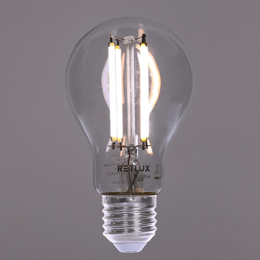 LED-Dimmable-Glühbirne FILAMENT A60 E27/7W/230V 2700-6500K Wi-Fi Tuya