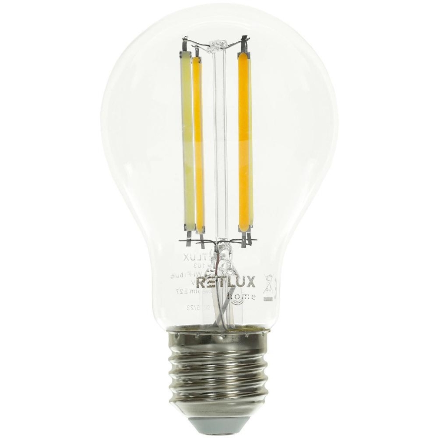 LED-Dimmable-Glühbirne FILAMENT A60 E27/7W/230V 2700-6500K Wi-Fi Tuya