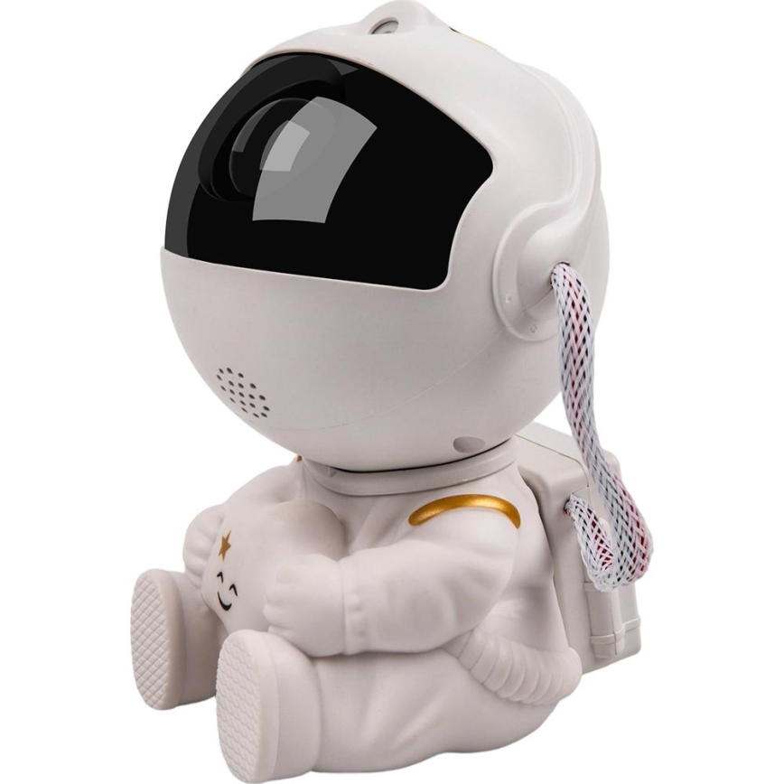 LED Kinderprojektor 230V Astronaut 12,5 cm + Fernbedienung