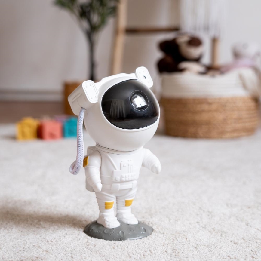 Retlux - LED-Kinderprojektor 230V Astronaut 23,3 cm + Fernbedienung