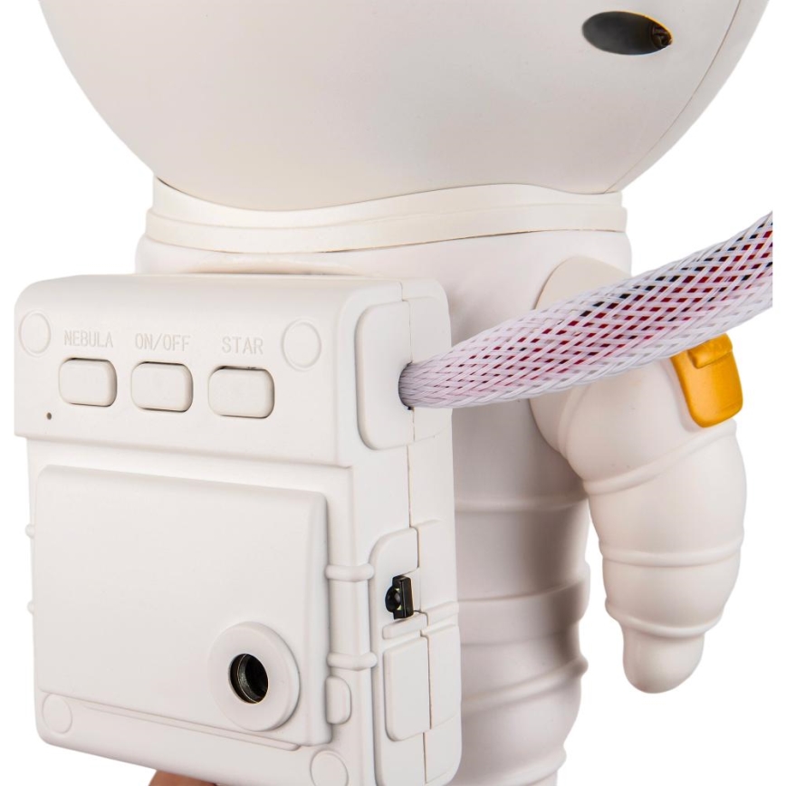 Retlux - LED-Kinderprojektor 230V Astronaut 23,3 cm + Fernbedienung