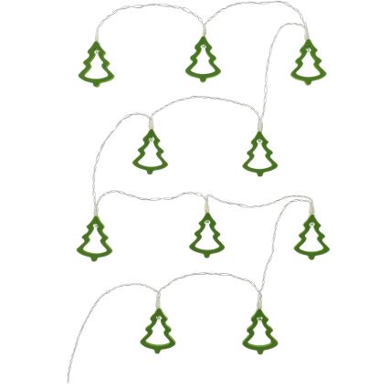 LED-Lichterkette 10xLED/2xAA 1,6m warmweiß