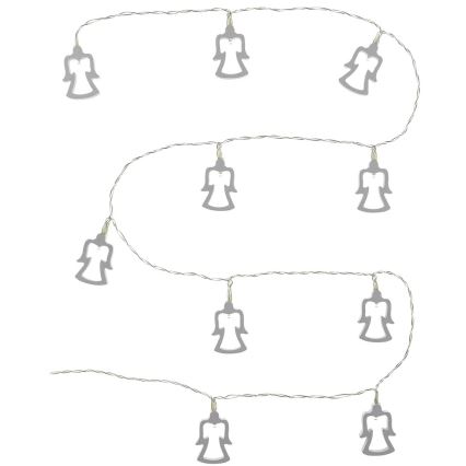 LED-Lichterkette 10×LED/2×AA 1,8 m warmweiß