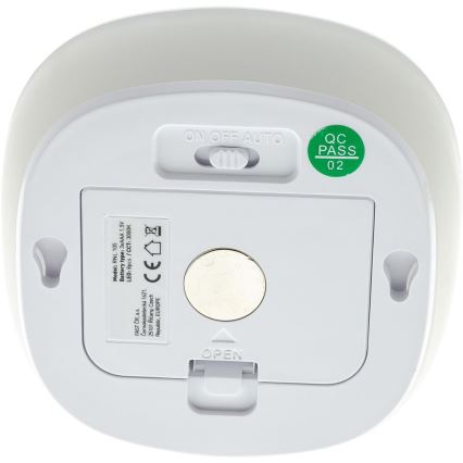 LED-Nachtlicht mit Sensor LED/0,45W/3xAAA 3000K weiß