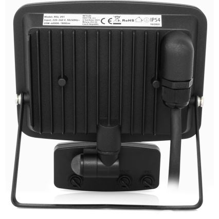 LED rahmenloser Fluter mit Sensor LED/20W/230V 4000K IP65