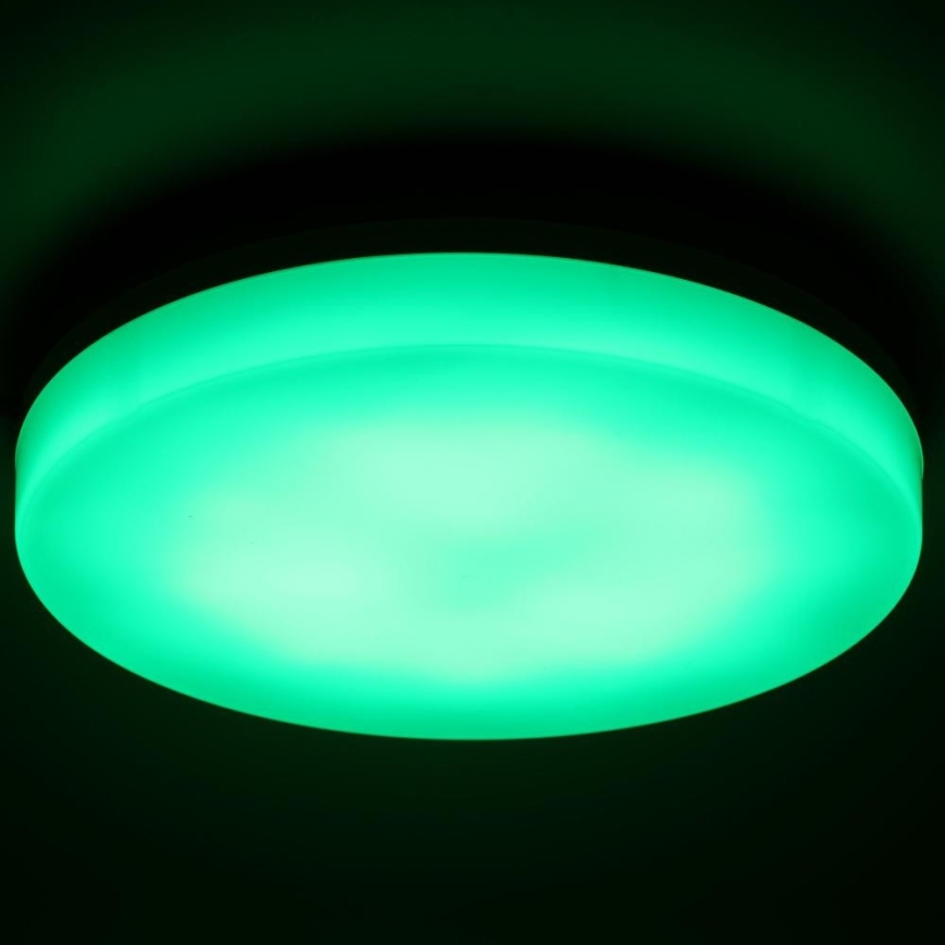 LED RGBW dimmbare Badezimmer-Deckenleuchte LED/20W/230V Wi-Fi IP44 weiß