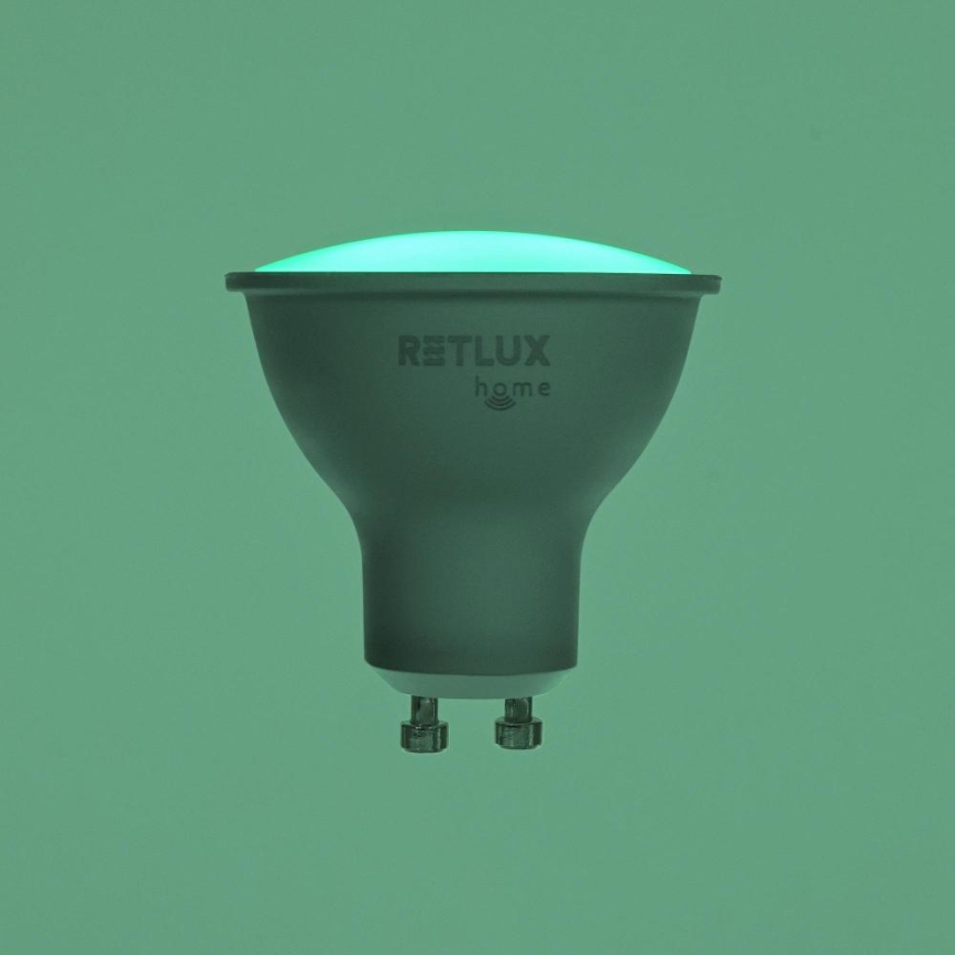 LED RGBW Dimmable Lampe MR16 GU10/4,5W/230V 2700-6500K Wi-Fi Tuya