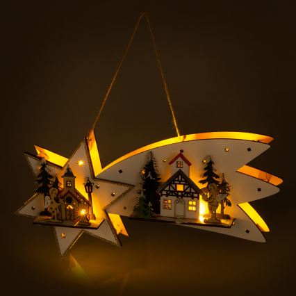 LED Weihnachtsdekoration LED/2xAA Komet