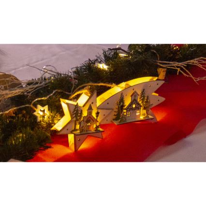 LED Weihnachtsdekoration LED/2xAA Komet