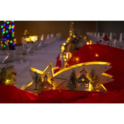 LED Weihnachtsdekoration LED/2xAA Komet