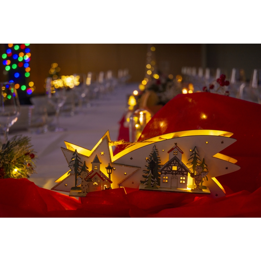 LED Weihnachtsdekoration LED/2xAA Komet