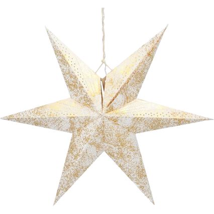 LED-Weihnachtsdekoration LED/3xAA Stern golden