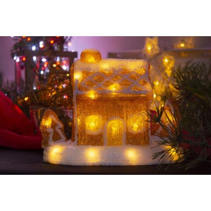 LED-Weihnachtsdekoration LED/3xAA warmweiß