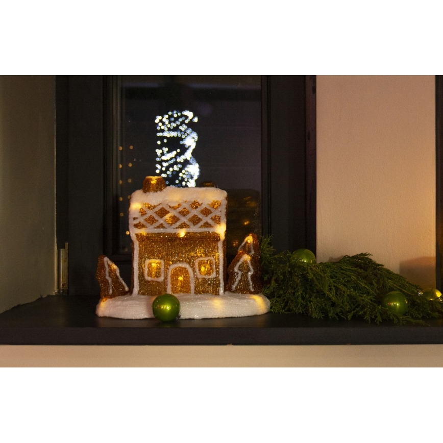 LED-Weihnachtsdekoration LED/3xAA warmweiß