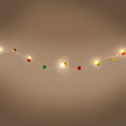 LED-Weihnachtslichterkette 40 LEDs/3×AA 4,3 m warmweiß