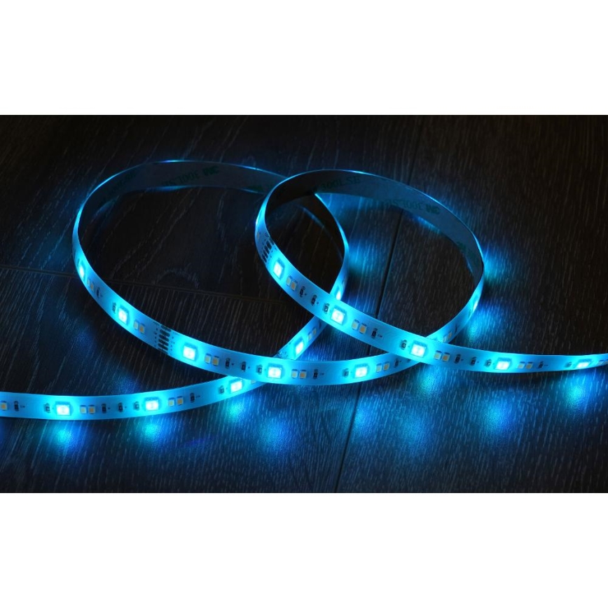 Smart LED-RGBW-Streifen (dimmbar) 5m LED/230V 2700-6500K Wi-Fi Tuya + Fernbedienung