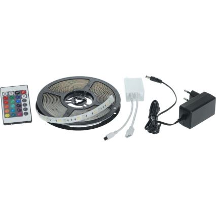 Smart LED-RGBW-Streifen (dimmbar) 5m LED/230V 2700-6500K Wi-Fi Tuya + Fernbedienung