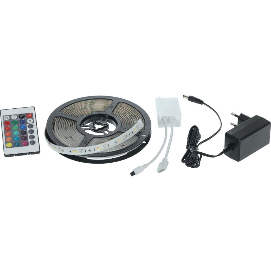 Smart LED-RGBW-Streifen (dimmbar) 5m LED/230V 2700-6500K Wi-Fi Tuya + Fernbedienung