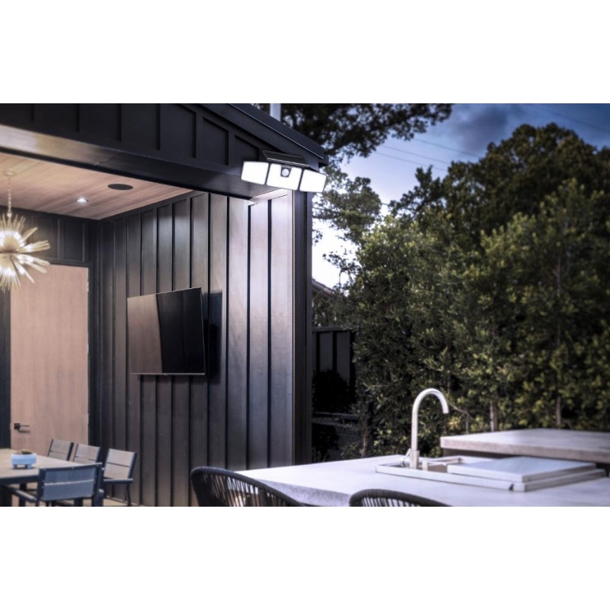 Solar-LED-Strahler mit Sensor LED/6,5W/3,7V 1200 mAh IP44