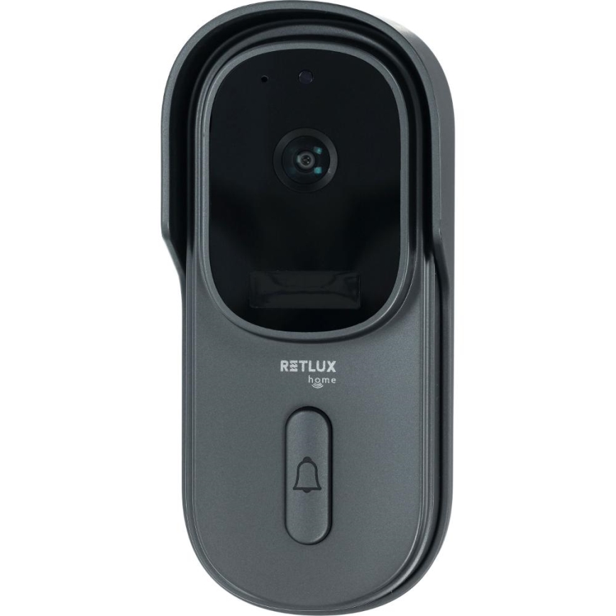 Video-Türklingel mit Bewegungssensor 5MPx 1440p 5200 mAh Wi-Fi IP65 anthrazit