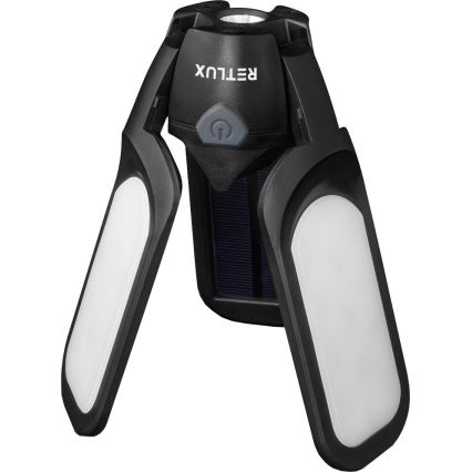 Wiederaufladbare LED-Camping-Laterne mit Solarpanel LED/3W/1600 mAh IPX4