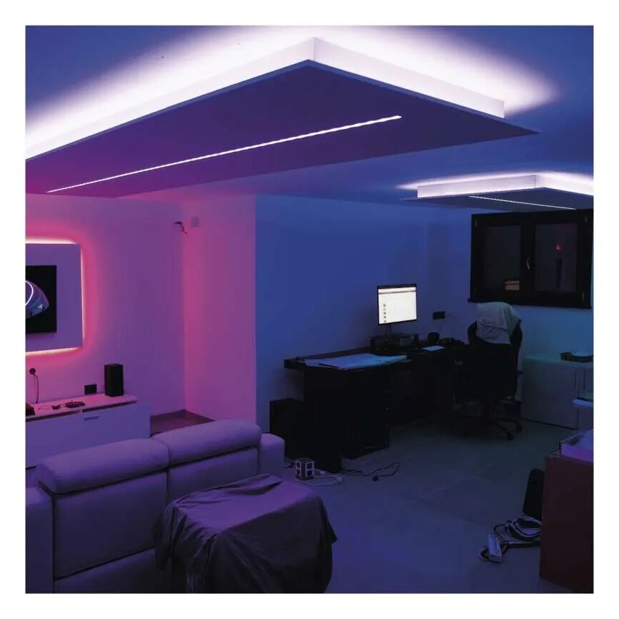 RGB+CCT Dimmbarer LED-Streifen GOSMART LED/21W/230V 5 m 2700-6500K IP44 Wi-Fi + Fernbedienung