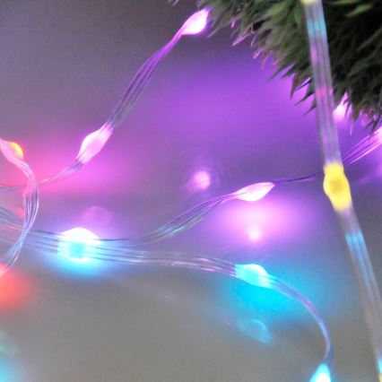 RGB-LED-Lichterkette LED/10W/5V 10 m USB + Fernbedienung