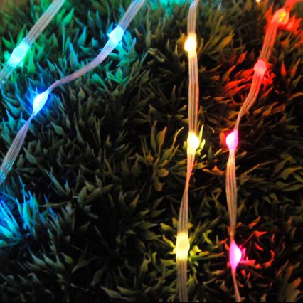 RGB-LED-Lichterkette LED/10W/5V 10 m USB + Fernbedienung