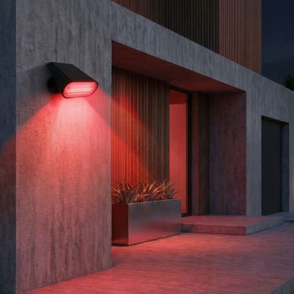 RGB-LED-Solarlampe 2-in-1 LED/3,7 V 1200 mAh IP54 schwarz