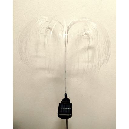 RGB-LED-Solarleuchte, 1,2 V/300 mAh, IP44, schwarz