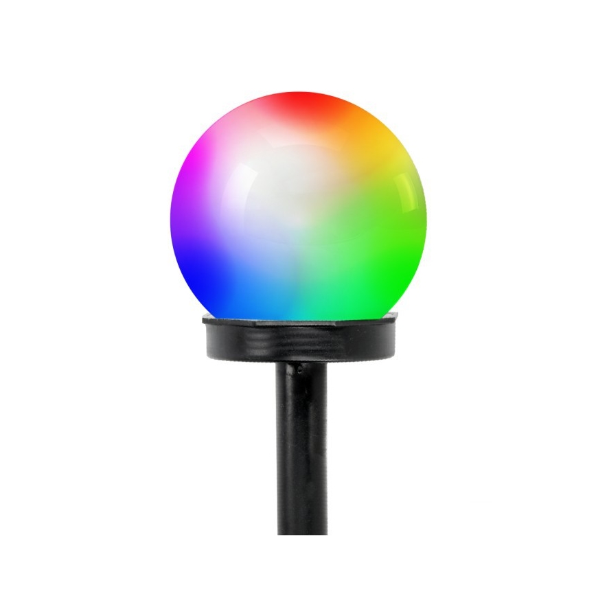 RGB-LED Solarleuchte SPHERE LED/1,2V IP44 40 mAh Ø 10 cm
