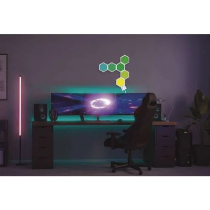 RGBIC Dimmbare Tischleuchte GoSmart LED/5,5W/230V Wi-Fi Tuya