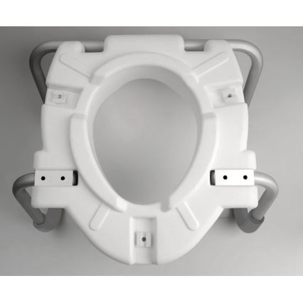 Ridder - Erhöhter Toilettensitz mit Haltegriffen, weiß