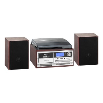 Roadstar HIF-8892 EBT - Hi-Fi-System mit Plattenspieler, CD-Player und Kassettendeck 64W/230V+Fernbedienung