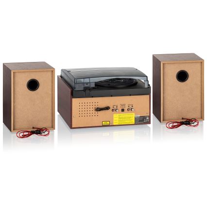Roadstar HIF-8892 EBT - Hi-Fi-System mit Plattenspieler, CD- und Kassettendeck 64W/230V + Fernbedienung