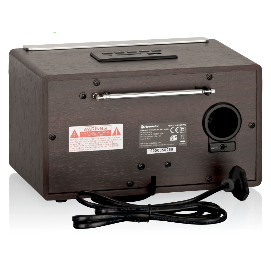 Roadstar HRA-1345NUS/WD - Radio mit FM 16W/230V