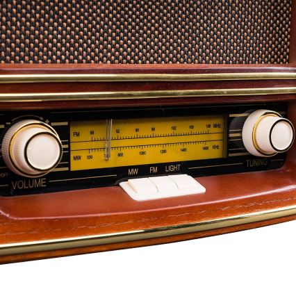 Roadstar HRA-1500/N - Radio FM/MW 24W/230V/6xLR14