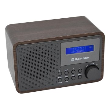 Roadstar HRA-700D+/WD - Radio mit DAB+, FM und Weckfunktion 16W/230V/4xAA