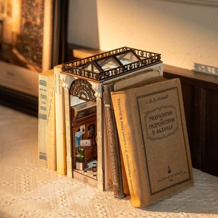 RoboTime - 3D LED-Puzzle Buchstütze Treffen in der Bücherpassage 2xAAA