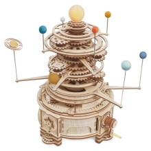 RoboTime - Mechanisches 3D-Holzpuzzle Planeten-System